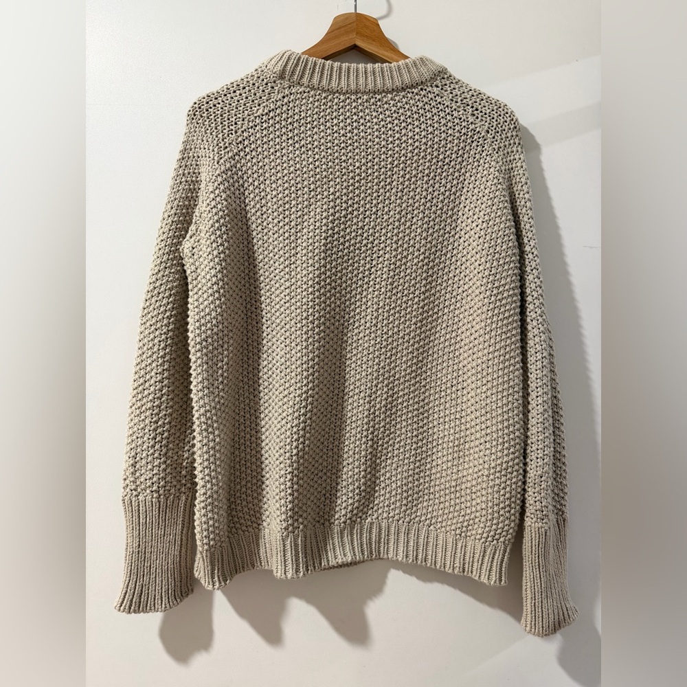 Alice Walk Cotton Crewneck Sweater Medium - Picture 10 of 12